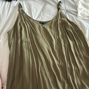 Torrid green challis tank